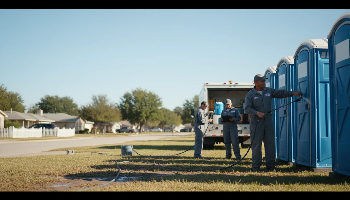 Long-Term Portable Toilet Rental in Bellflower, IL near me